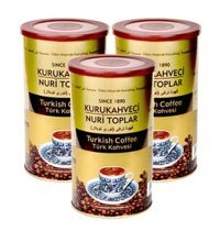 Kurukahveci Nuri Toplar Sade Orta Kavrulmuş Türk Kahvesi 3x250 gr