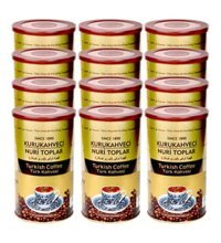 Kurukahveci Nuri Toplar Sade Orta Kavrulmuş Türk Kahvesi 12x250 gr