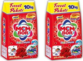 Mcmbor Renkliler İçin 132 Yıkama Toz Deterjan 2x10 kg