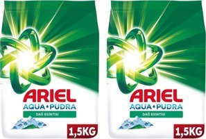 Ariel Beyazlar İçin 10 Yıkama Toz Deterjan 2x1.5 kg