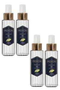 Pereja Yeşil Çay Sprey Plastik Şişe Kolonya 4x100 ml
