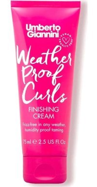 Umberto Giannini Weather Proof Gliserin Sülfatsız Elektriklenme Karşıtı Tuzsuz Dalgalı-Kıvırcık Saçlar için Durulanmayan Kadın Saç Kremi 75 ml
