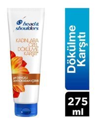 Head & Shoulders Argan Yağı-Hindistan Cevizi Silikonsuz Sülfatsız Dökülme Karşıtı Tuzsuz Boyalı Tüm Saçlar için Kadın Saç Kremi 275 ml