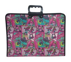 Stilo Funny Desenli Fermuarlı Plastik Resim Çantası 11x37x54 cm