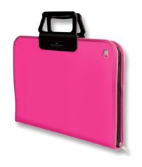 Faber-Castell Fermuarlı Pembe Kumaş Resim Çantası 28x38 cm