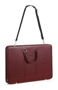 Hobi Market Art Fermuarlı Bordo Mukavemetli Karton Resim Çantası 40x55 cm