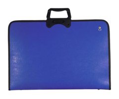 Bigpoint Fermuarlı Beyaz Karton Resim Çantası 38x55 cm