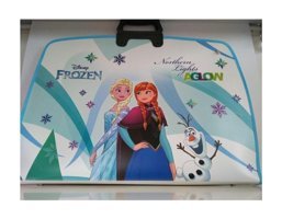 Abka Frozen Fermuarlı Pembe Deri Resim Çantası 38x55 cm