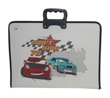 Stilo Drift Kings 78 Desenli Fermuarlı Beyaz Plastik Resim Çantası 11x37x54 cm