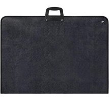 Larymary Fermuarlı Gri Plastik Resim Çantası 55x75 cm