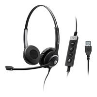 Sennheiser SC 260 USB Gürültü Önleyici Mikrofonlu Kablolu Kulak Üstü Kulaklık Siyah