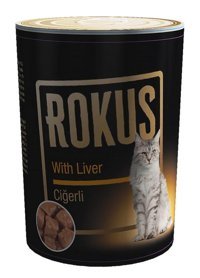 Rokus With Liver Ciğer Yetişkin Yaş Kedi Maması 410 gr