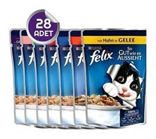 Felix Karma Paket Karma Jöleli Yetişkin Yaş Kedi Maması 28x100 gr