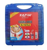 Fatih Mavi Çantalı 24'lü Yağlı Pastel Boya