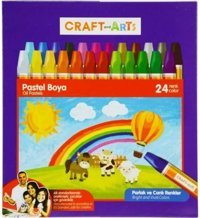 Craft and Arts Karton Kutulu 24'lü Yağlı Pastel Boya