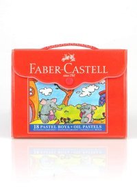 Faber-Castell 125118 Çantalı 18'li Yağlı Pastel Boya
