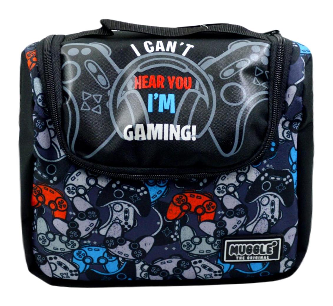 Muggle MU-9420 Game Over Termoslu Siyah Beslenme Çantası