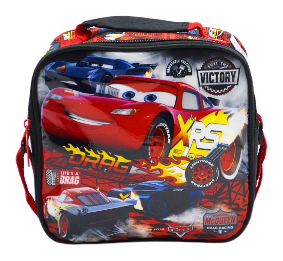 Frocx OTTO-48253 Arabalı Termoslu Şimşek Mcqueen Kırmızı Beslenme Çantası