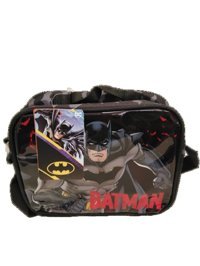 OBM 2036 Yarasa Adamlı Termoslu Batman Siyah Beslenme Çantası