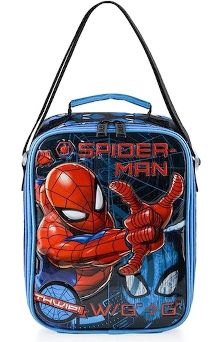 Frocx OTTO-48088 Örümcek Adamlı Termoslu Spiderman Lacivert Beslenme Çantası