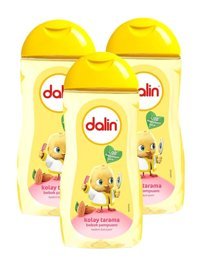 Dalin Kolay Tarama Göz Yakmayan Hipoalerjenik Normal Ciltler İçin Badem Özlü Bebek Şampuanı 3x200 ml