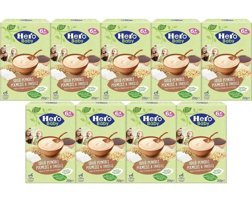 Hero Baby Laktozsuz Tahıllı Glutensiz Organik Pekmez-Peynir Probiyotikli Kaşık Maması 9x200 gr