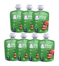 Gerber Püre Laktozsuz Glutensiz Organik Elma Probiyotikli Kaşık Maması 7x90 gr