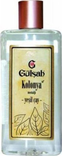 Gülşah Yeşil Çay Cam Şişe Kolonya 300 ml