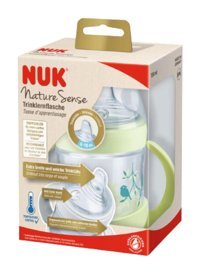 Nuk Nature Sense Akıtmaz Kulplu 6 Ay+ 150 ml Alıştırma Bardağı Yeşil