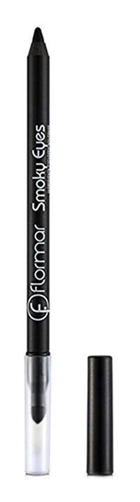 Flormar Smoky No:001 Çift Taraflı Suya Dayanıklı Mat Pastel Siyah Kalem Eyeliner