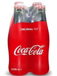 Coca Cola Şişe 4x200 ml