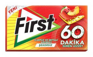 First 60 Dakika Şeftalili Sakız 12'li