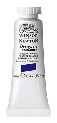 Winsor & NewtonDesigners 455 S.2 Tüp Mor 14 ml Guaj Boya