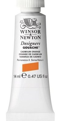 Winsor & NewtonDesigners 089 S.4 Tüp Turuncu 14 ml Guaj Boya