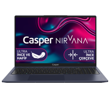 Casper Nirvana X600.1235-8V00T-M-F Dahili Intel Iris Xe Graphics Eligible Intel Core i5 1235U 8 GB Ram 500 GB SSD 16 inç Full HD Windows 11 Laptop