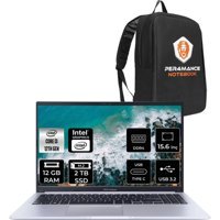 Asus Vivobook 15 X1502ZA-EJ1479 Dahili Intel UHD Graphics Intel Core i3 1215U 12 GB Ram 2 TB SSD 15.6 inç Full HD FreeDos Laptop + PER4 Çanta