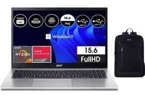 Acer Aspire 3 A315-44P Dahili AMD Radeon RX Vega 8 AMD Ryzen 7 5700U 16 GB Ram 512 GB SSD 15.6 inç Full HD Windows 11 Pro Laptop + Boz Çanta