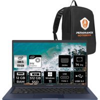 Asus Expertbook B1400CEAE-EB2838 EB2838P127 Dahili Intel Iris Xe Graphics Intel Core i5 1135G7 12 GB Ram 512 GB SSD 14 inç Full HD Windows 11 Home Laptop + PER4 Çanta