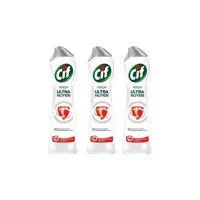 Cif Ultra Hijyen Krem Mutfak ve Banyo Temizleyici 3x450 ml