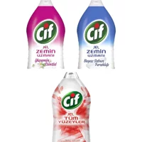 Cif Jel Mutfak ve Banyo Temizleyici 3x750 ml