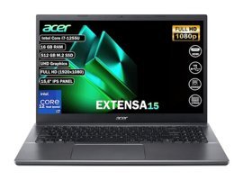 Acer Extensa 215-55 EX215-55-7744 Dahili Intel Iris Xe Graphics Eligible Intel Core i7 1255U 16 GB Ram 512 GB SSD 15.6 inç Full HD FreeDos Laptop