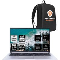 Asus Vivobook 15 X1502ZA-EJ1479 Dahili Intel UHD Graphics Intel Core i3 1215U 12 GB Ram 256 GB SSD 15.6 inç Full HD FreeDos Laptop + PER4 Çanta