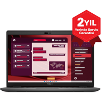 Dell Latitude 3450 N010L345014EMEA VP UBU Dahili Intel Iris Xe Graphics Eligible Intel Core i7 1355U 16 GB Ram 512 GB SSD 14 inç Full HD Ubuntu Laptop