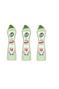 Cif Doğanın Gücü Krem Mutfak ve Banyo Temizleyici 3x450 ml