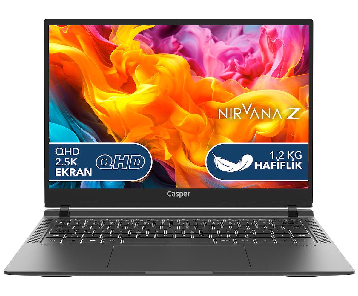 Casper Nirvana Z100.1355-BX00X-S-Q Dahili Intel Iris Xe Graphics Eligible Intel Core i7 1355U 16 GB Ram 2 TB SSD 14 inç Full HD FreeDos Laptop