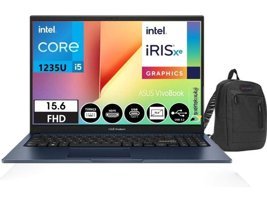 Asus Vivobook X1502ZA 15 Dahili Intel Iris Xe Graphics Eligible Intel Core i5 1235U 24 GB Ram 1 TB SSD 15.6 inç Full HD FreeDos Laptop + Sırt Çantası