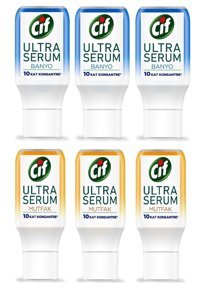 Cif Ultra Serum Konsantre Serum Mutfak ve Banyo Temizleyici 6x70 ml
