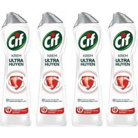 Cif Ultra Hijyen Krem Mutfak ve Banyo Temizleyici 4x450 ml