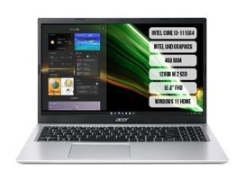 Acer Aspire 3 A315-58-34HD Dahili Intel UHD Graphics Intel Core i3 1115G4 4 GB Ram 128 GB SSD 15.6 inç Full HD Windows 11 Home Laptop