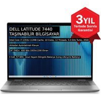 Dell Latitude 7440 Dahili Intel Iris Xe Graphics Eligible Intel Core i7 1355U 32 GB Ram 512 GB SSD 14 inç Full HD Ubuntu Laptop